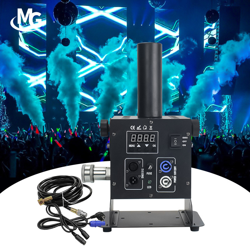 Angle Adjustable Nightclub DJ Cannon LED Co2 Jet Machine Spraying DMX512 Control Disco Show Club Stage Party