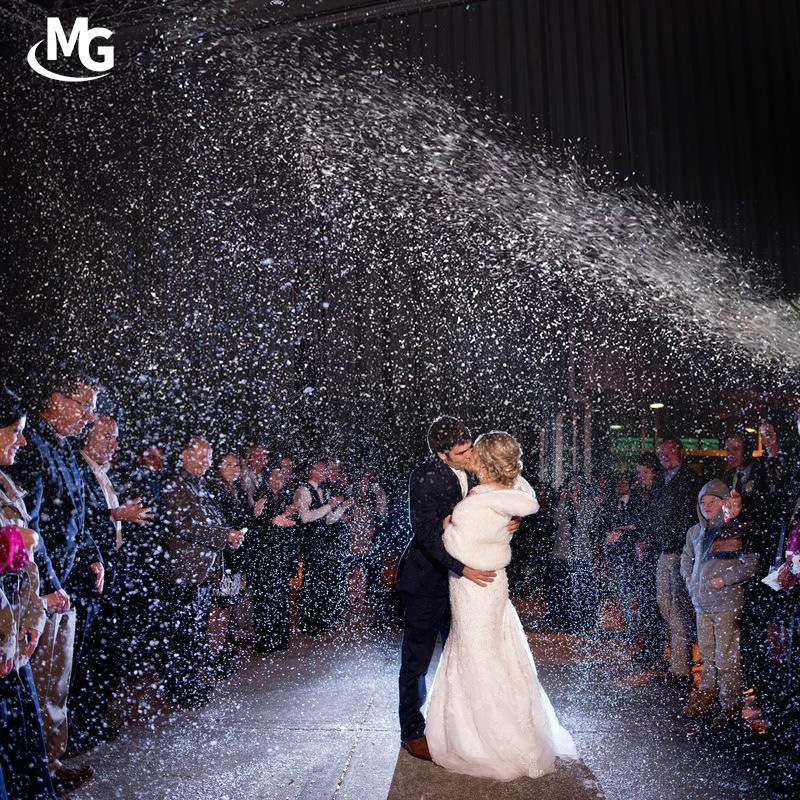 Wedding Party Stage Snowflake Machine Large Artificial Snow Machine 3000W Shaking Head Simulation Snow Machine