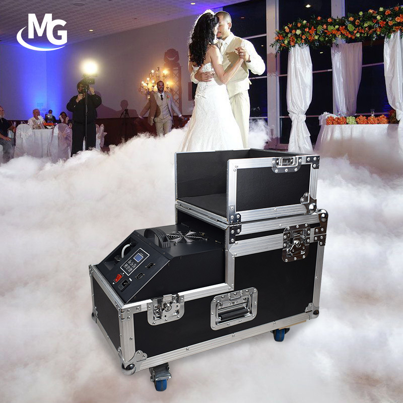 Mglight 3000W Water Low Fog Machine Water Based Dual Output Hazer Smoke Machine