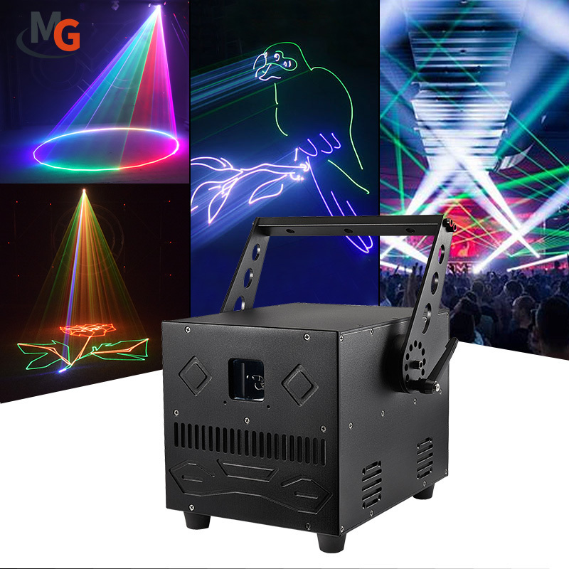 20W RGB Laser Light Show Professional Projector Event DJ Club Laser light Animation Full Color RGB 20w Laser Light