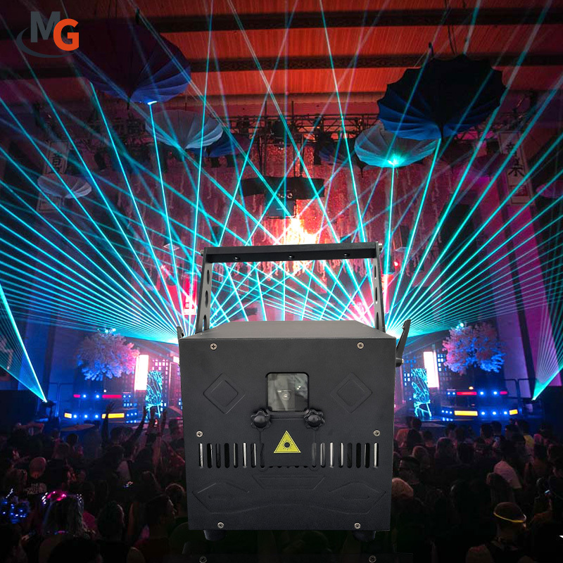 20W RGB Laser Light Show Professional Projector Event DJ Club Laser light Animation Full Color RGB 20w Laser Light