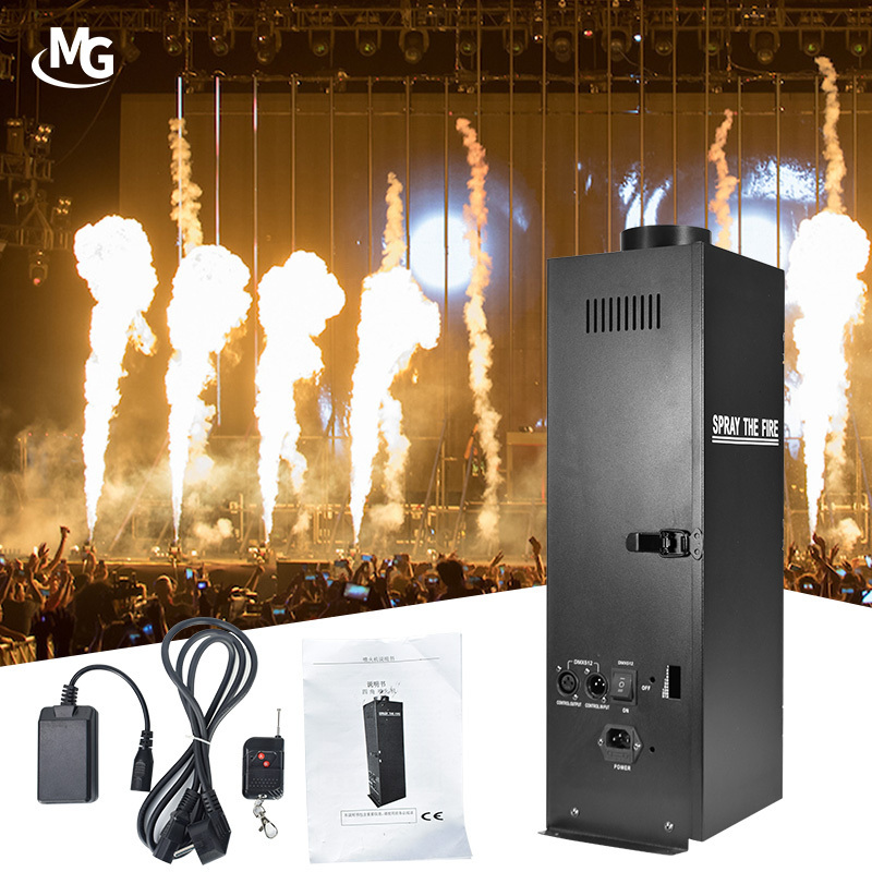 DMX Stage Event Wedding Dj Club Concert Equipment Sparkler Flame Projector Fire Machine