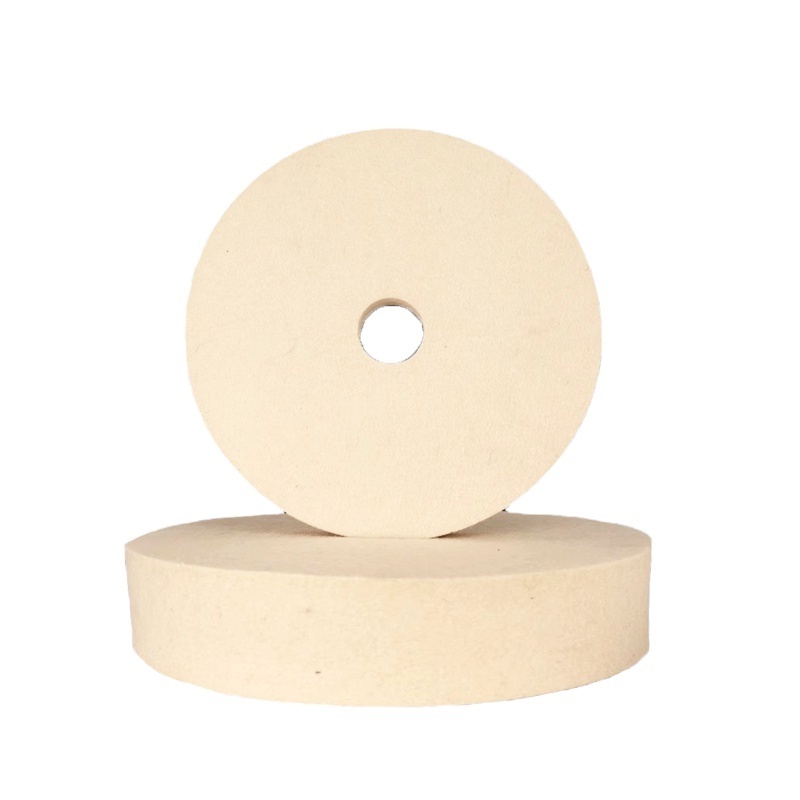 Felt Discs With Pinhole, Stainless Steel Buffing Wheel, Wool Felt Polishing Wheel