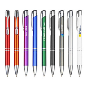 Hot Sell High Quality Ballpoint Pen Customized Logo Ink Pens Metal Pen with logo