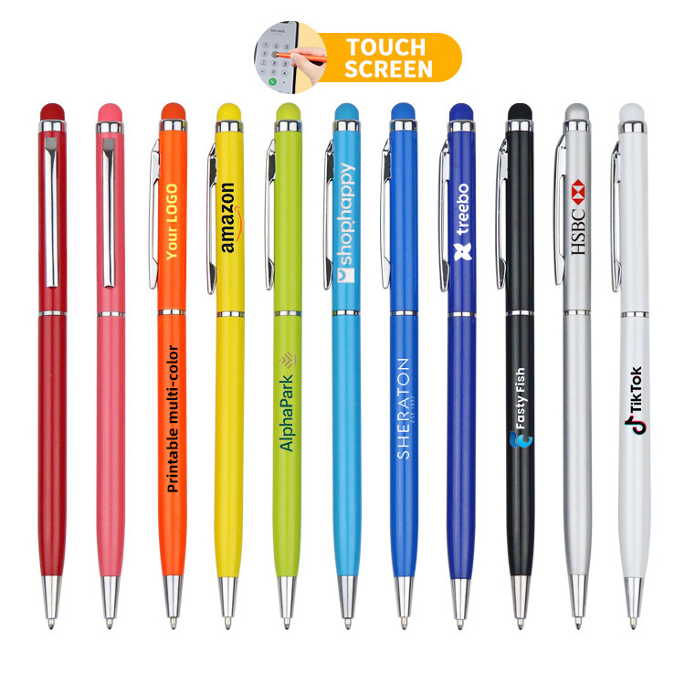 Wholesale Factory direct  best selling metal pen custom logo printing laser logo promotional pen with logo