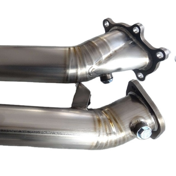 Turbo Down Pipes for Nissa GTR R35 09-11 100% Titanium Performance  (Straight Catless)