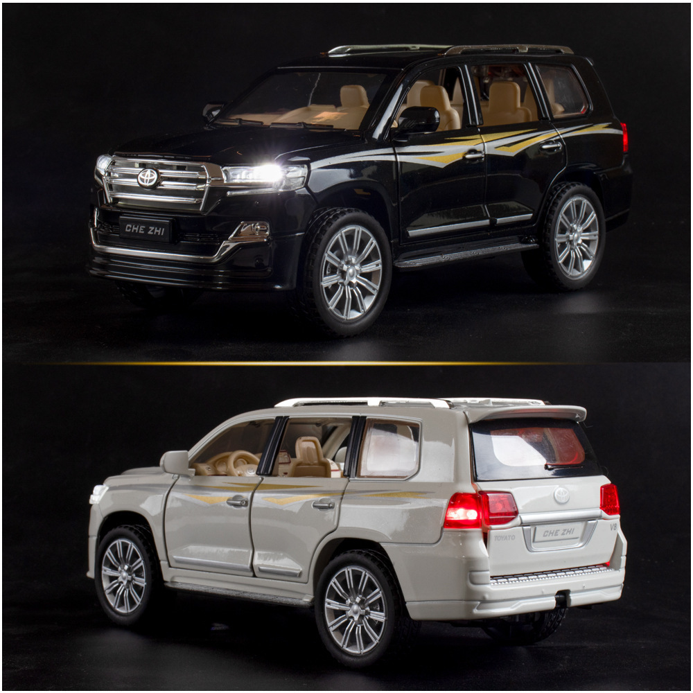 Hot selling style 1:24 Toyota Land Cruiser all door alloy simulation car model for decoration and gifts