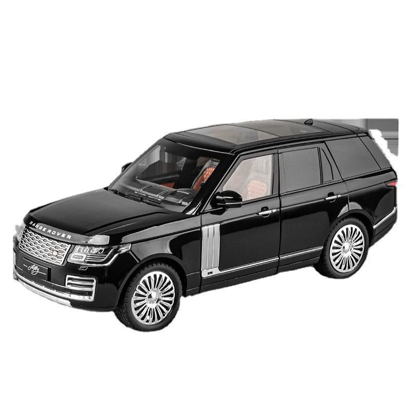 Genuine license 1:18 Range Rover Casting Alloy Car Model Metal pull-back mini car car model with light and sound children