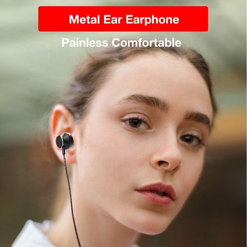 MOXOM Magnetic In-Ear Wired Earphone With High fidelity Sound Powerful Bass Headphone for Smartphone MP4 MP3