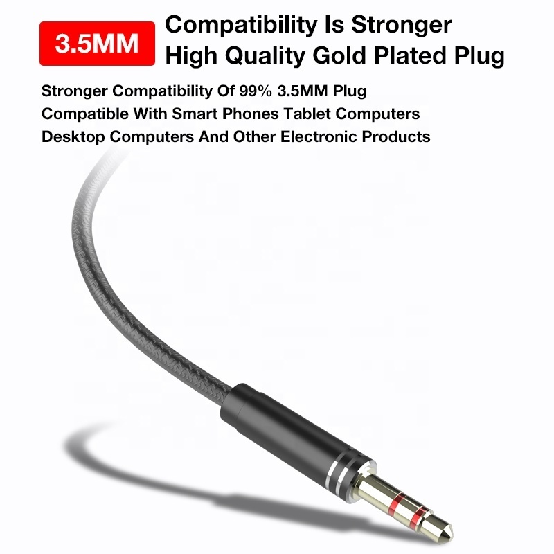 MOXOM Magnetic In-Ear Wired Earphone With High fidelity Sound Powerful Bass Headphone for Smartphone MP4 MP3