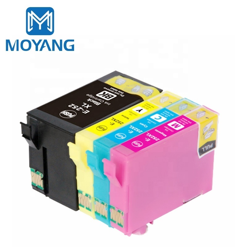 MoYang Compatible For EPSON T2521-4 ink cartridge WF-3620/WF-3640/WF-7610/WF-7620  Printer Cartridges T2521 T2522 T2523 T2524