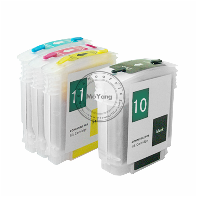 MoYang wholesale REFILL INK CARTRIDGE 10 Compatible for HP designjet 111 Officejet Pro K850 9100 lnkjet 2230 printer