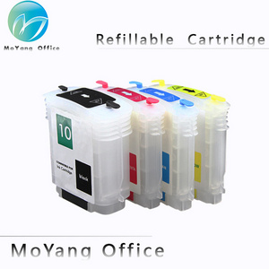 MoYang wholesale REFILL INK CARTRIDGE 10 Compatible for HP designjet 111 Officejet Pro K850 9100 lnkjet 2230 printer