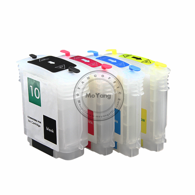 MoYang wholesale REFILL INK CARTRIDGE 10 Compatible for HP designjet 111 Officejet Pro K850 9100 lnkjet 2230 printer