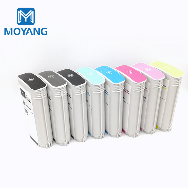 MOYANG Vivera Photo Ink Cartridge 70 Compatible for Hp Z2100 Z3100 Z3200 Z5200 Z5400 Printer C9448A C9449A C9450A C9451A C9452A