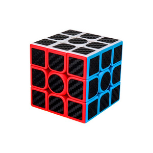 MOYU Magic cube 3*3*3 puzzle promotion colorful carbon fibre speed magic cube light magic cube