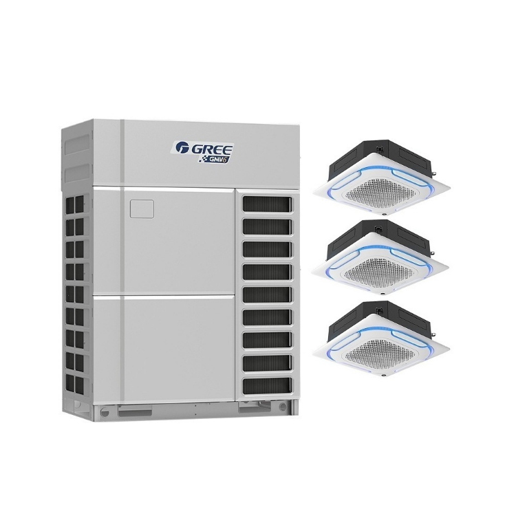 Gree New Life Multi Split Type VRF VRV AC System Duct 2 3 4 Zones Ton Central Air Conditioner Unit