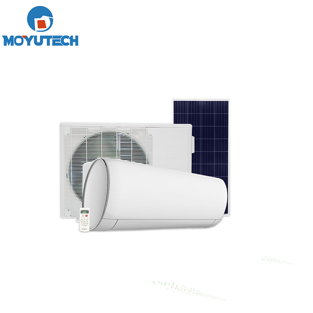 Moyu Solar Window AC DC Power Hybrid Split Wall Mounted Type Conditioning System Unit Inverter Solar Air Conditioner