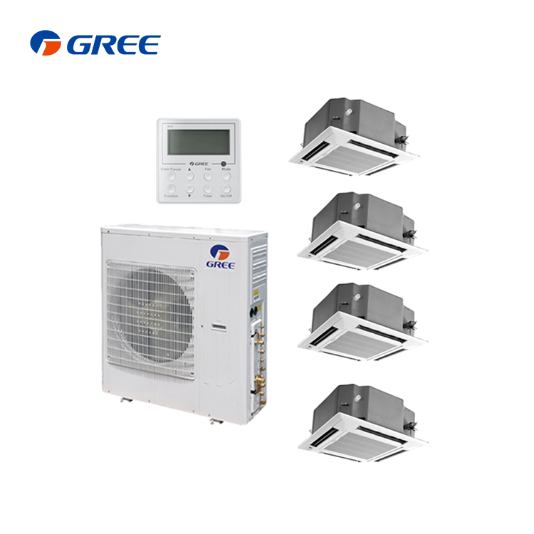 Gree Multi Zone Split Type 3 4 5 Ton HP Conditioning Mini VRF Central AC System Unit 24000 36000 48000Btu Air Conditioner