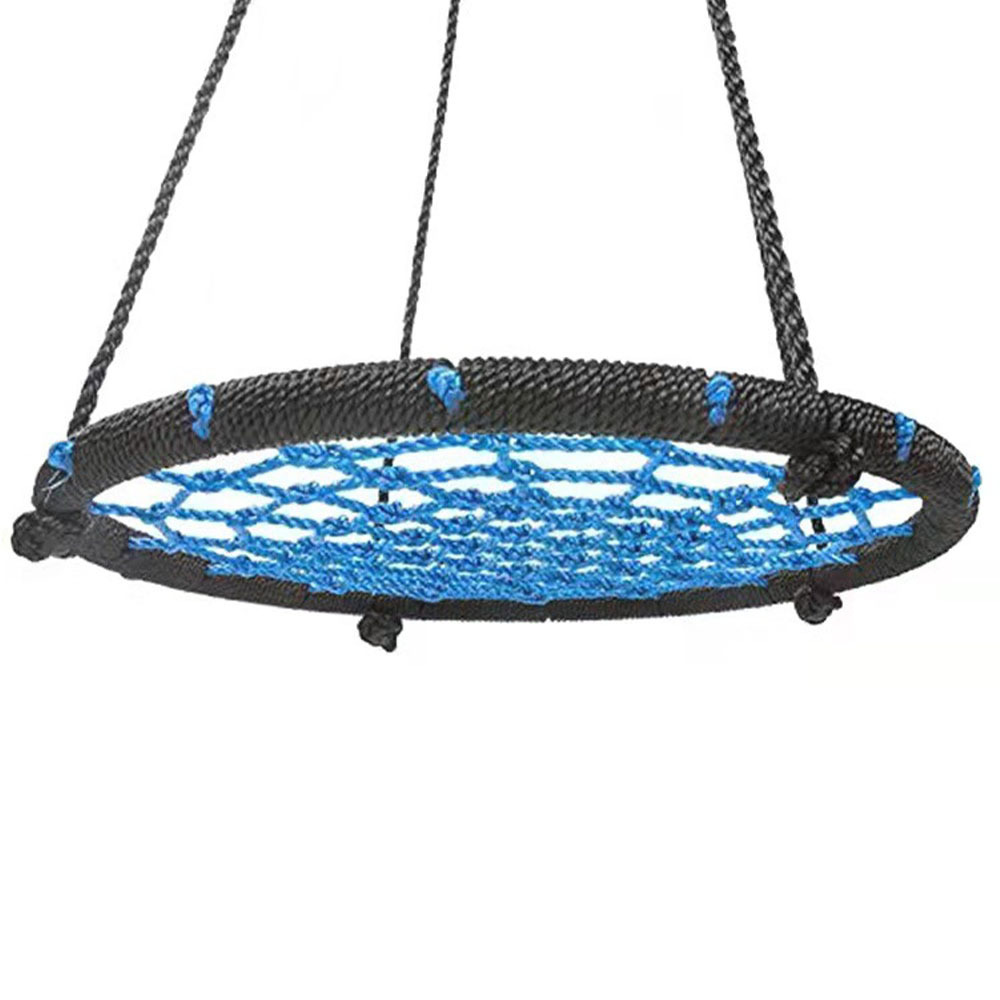 Low MOQ Waterproof Outdoor Indoor Hanging Tree Spider Web Round Swing Chair For Kids Adult