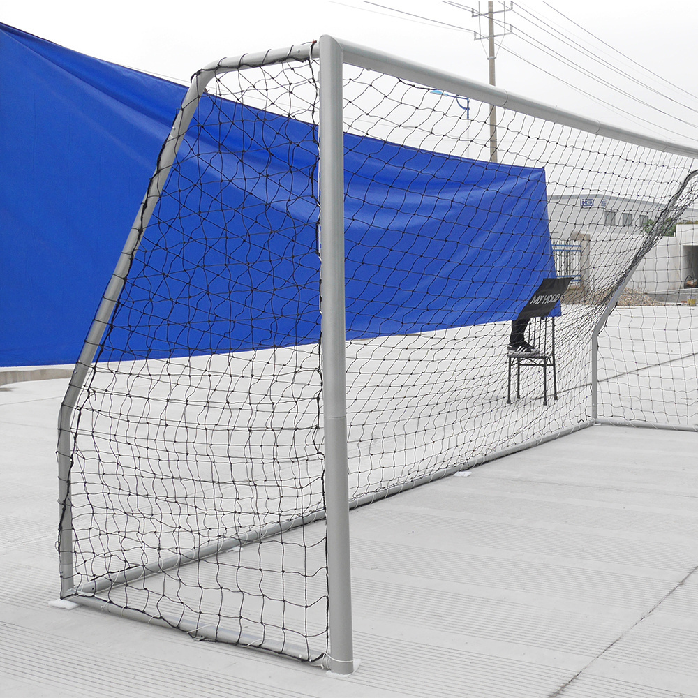 Factory Sale Full Size Team Sports Training Wear Resistant Soccer Metal Post Portable Football Goal Soccer Training Equipment