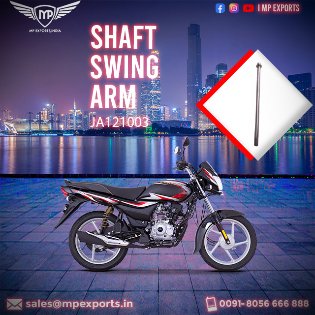 INDIAN HIGH QUALITY SHAFT SWING ARM SPARE FOR BAJAJ PLATINA LOWEST PRICE JA121003