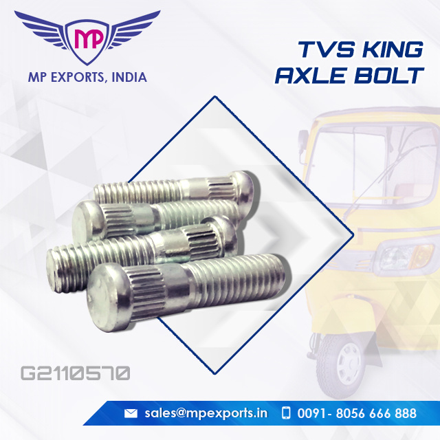 Original spare Axle bolt for Tvs king auto rickshaw at best price for sale