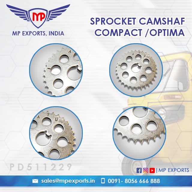 SPROCKET CAMSHAFT FOR TUK TUK