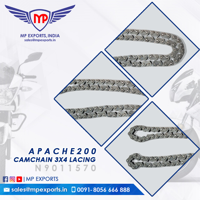 Camchain 3x4 Lacing for TVS Apache 2W motorcycle spare parts available at very cheap price