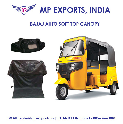 Best quality Rexine leather canopy carpa soft Top cover for Bajaj tuk tuk Mototaxi at best price for export