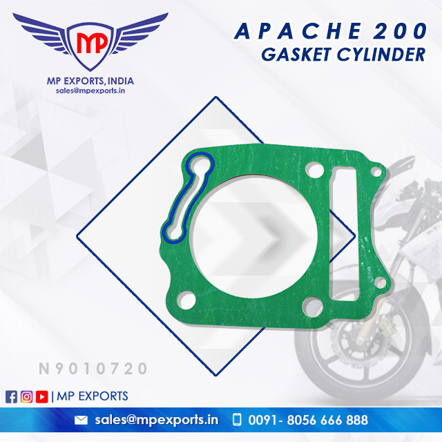 Exports Quality Gasket Cylinder Tvs Apache Spare Parts Two Wheeler Vehicle Replacement