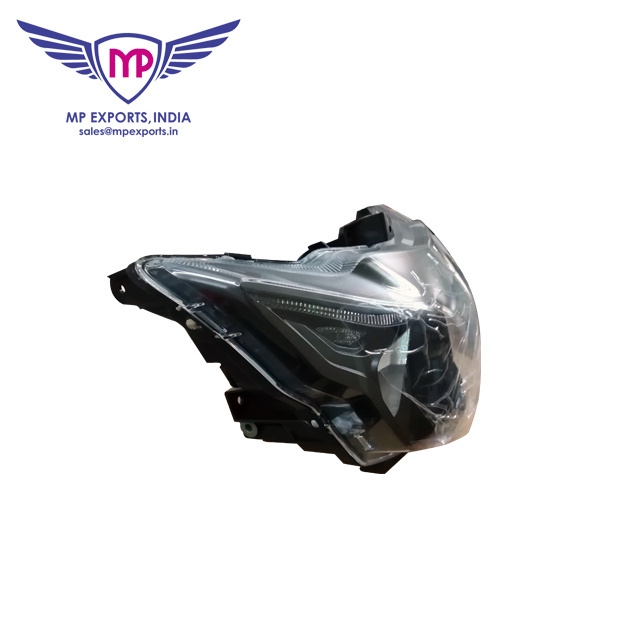 Indian Manufactured Head light for TVS Apache motorcycle spare parts available for sale at low price to Peru