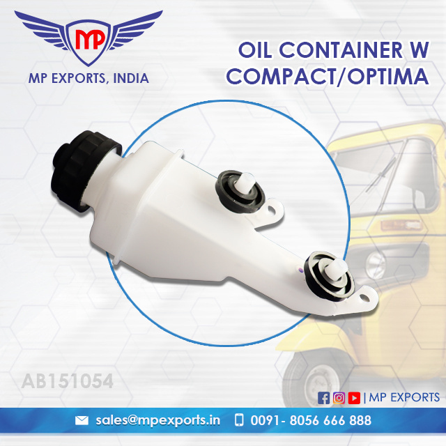 Container with Oil cover for Bajaj Three Wheeler Tuk Tuk wholesale seller at attractive price