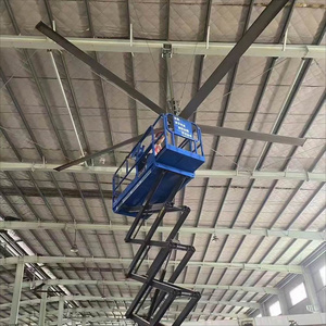 Move-Point Factory private label PMSM 24ft (7.3m) hvls ceiling fan industrial ceiling fans for warehouses high volume fan