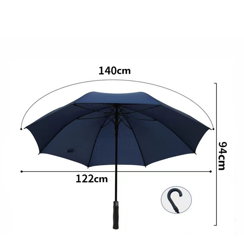 wholesale Customized advertising umbrella frame customized for umbrella straight pole, wind resistant, long handle umbrella logo