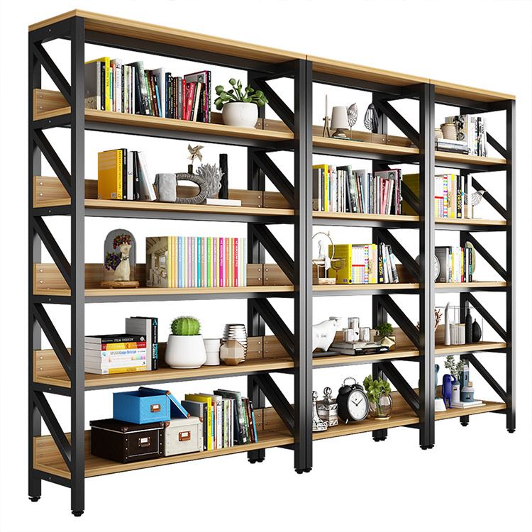 Living Room Modern Book Store Furniture Home Bookshelves Wood MDF Display Rack Vintage Cabinet Bookcase Bookshelf Book Shelves