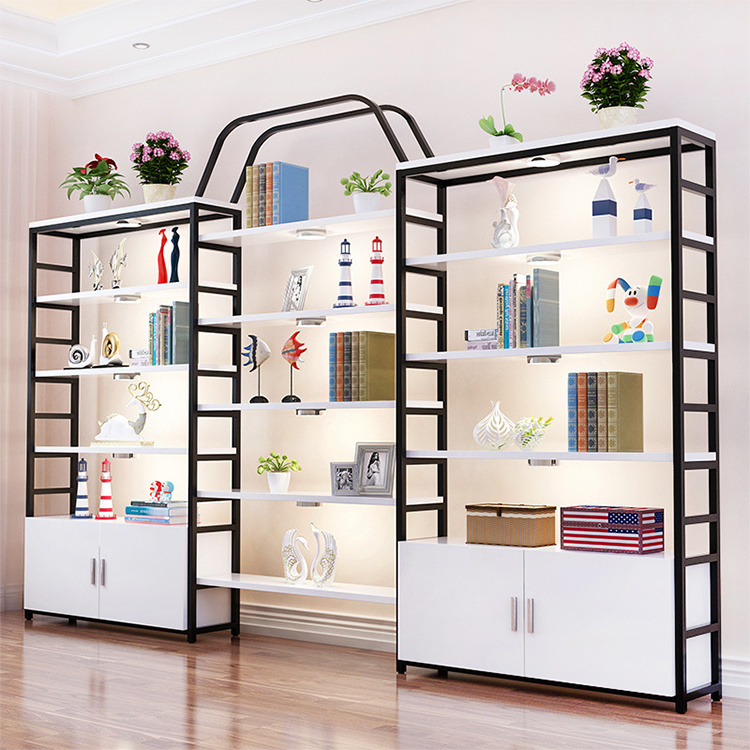 Customized Shopping Mall Wall Display Stand Retail Store Furniture For Cosmetic Display Cabinet and Showcase