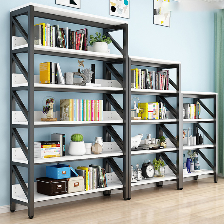 Living Room Modern Book Store Furniture Home Bookshelves Wood MDF Display Rack Vintage Cabinet Bookcase Bookshelf Book Shelves