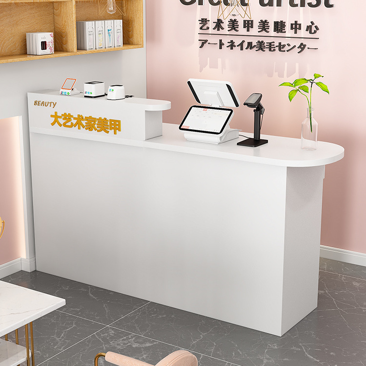 Cashier Desk Table Reception Counter Retail Shop And Supermarket Equipment Checkout Counter