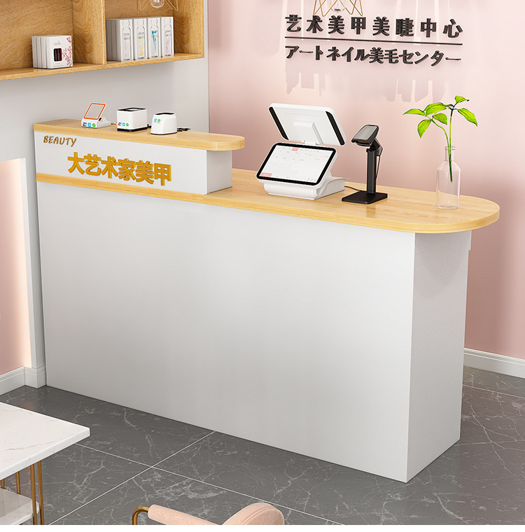 Cashier Desk Table Reception Counter Retail Shop And Supermarket Equipment Checkout Counter