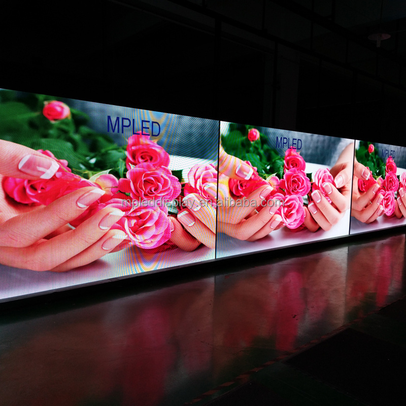 3D stage curved led background with video processor P3.91/P4.81 led display screen 500x500mm