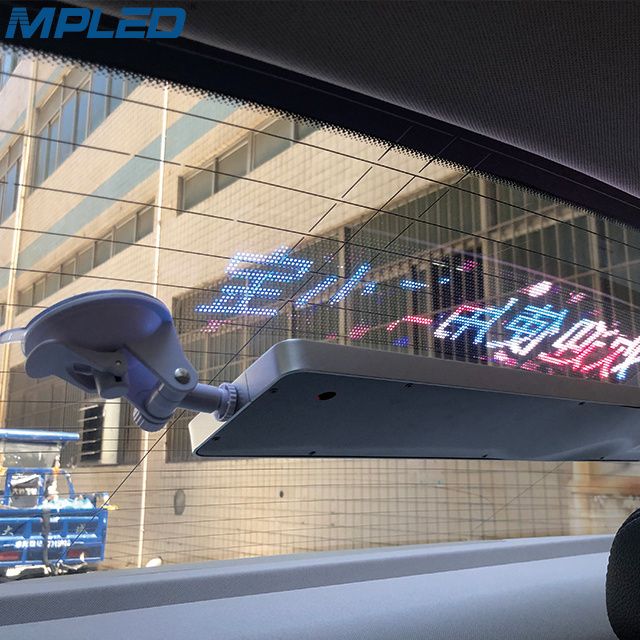 MPLED Led Back Window Sign For Cars Outdoor Led Display LCD Monitor Car Display Suppliers