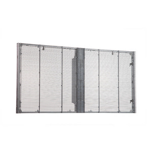 Mesh Curtain Window See-through outdoor transparent led screen