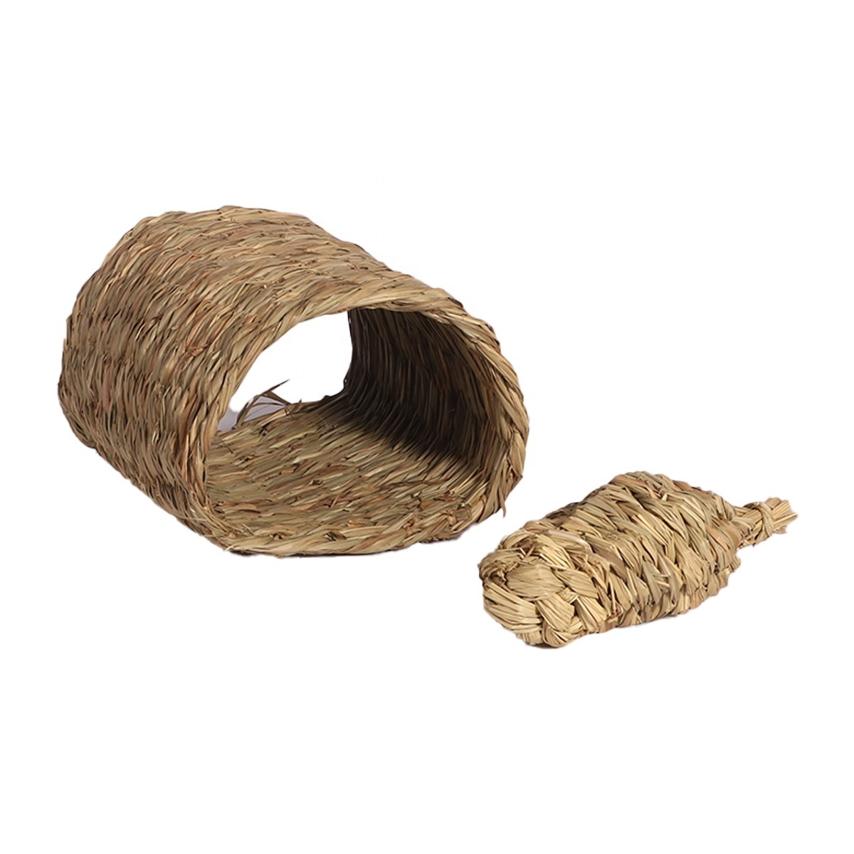 Natural Grass Handmade Rabbit House Cat House Seagrass Handwoven Pet House for Cat Pet Accessories Wholesale