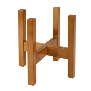 Natural Color Exquisite Wooden Plant Shelves Small Plant Stand Wholesales Made In Viet Nam