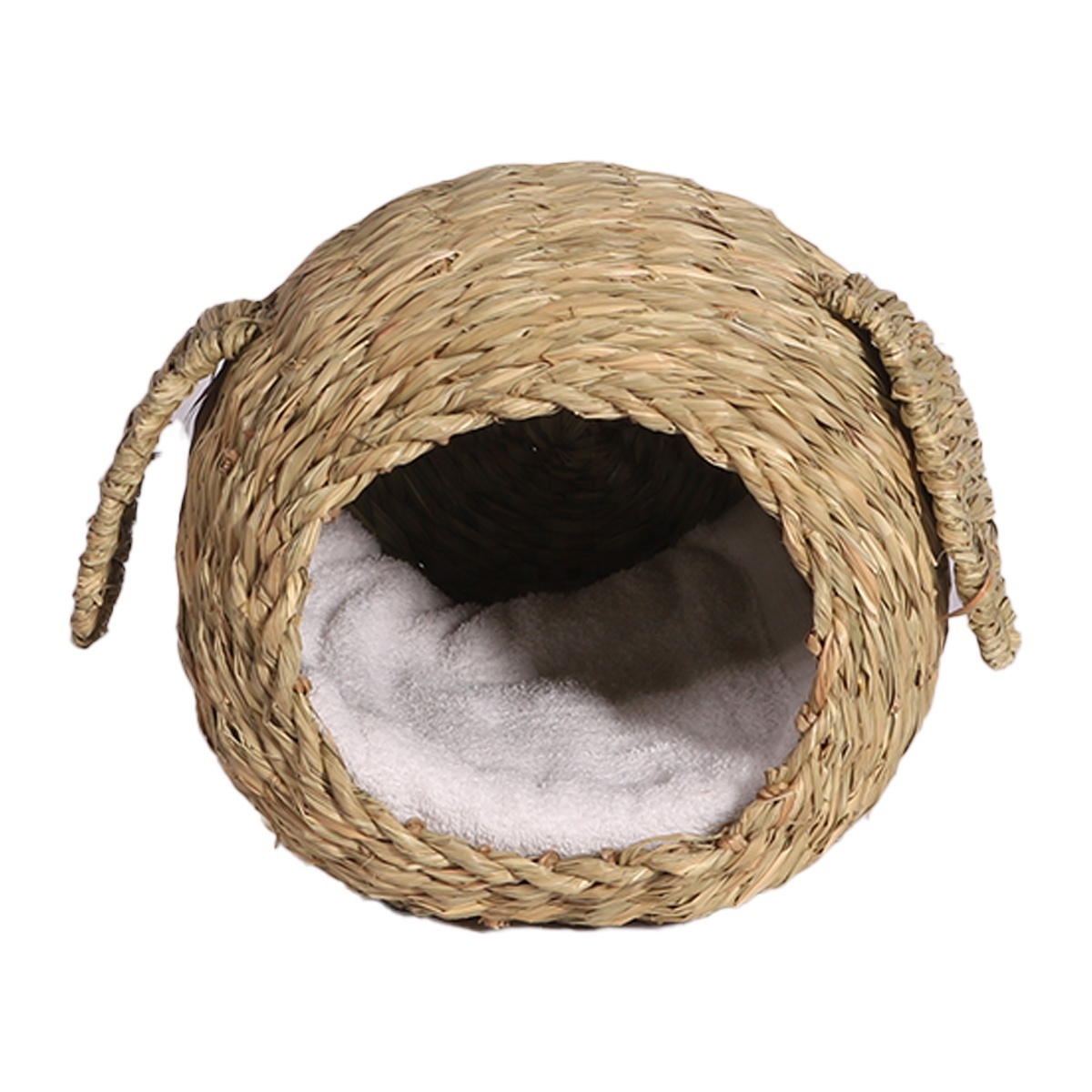 Natural Grass Handmade Rabbit House Cat House Seagrass Handwoven Pet House for Cat Pet Accessories Wholesale