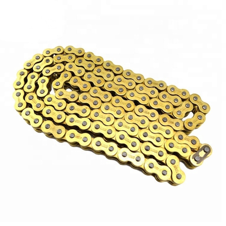 Gold o ring motorcycle chain 520 motocross