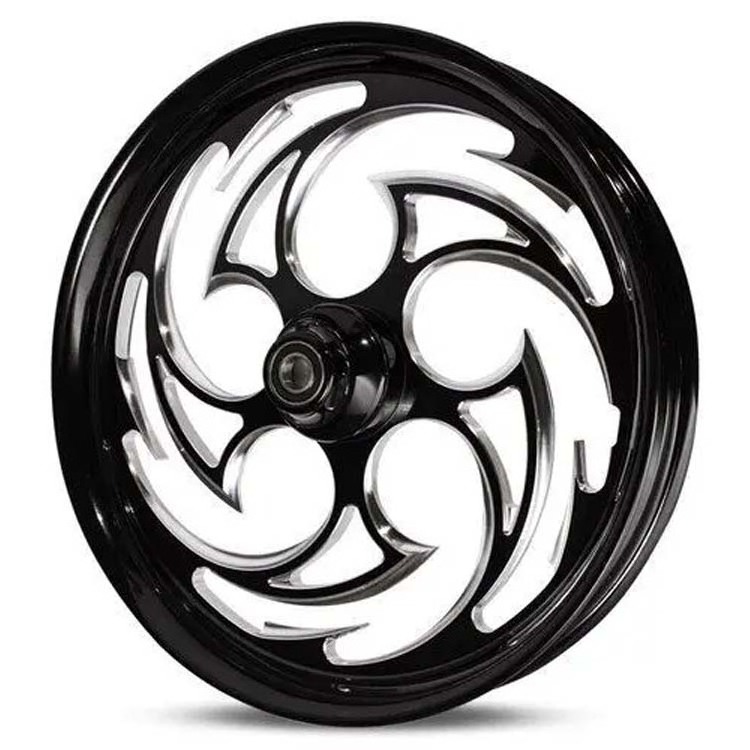 Hot sale aluminum alloy 17 inch forged chrome motorcycle wheel for Harley