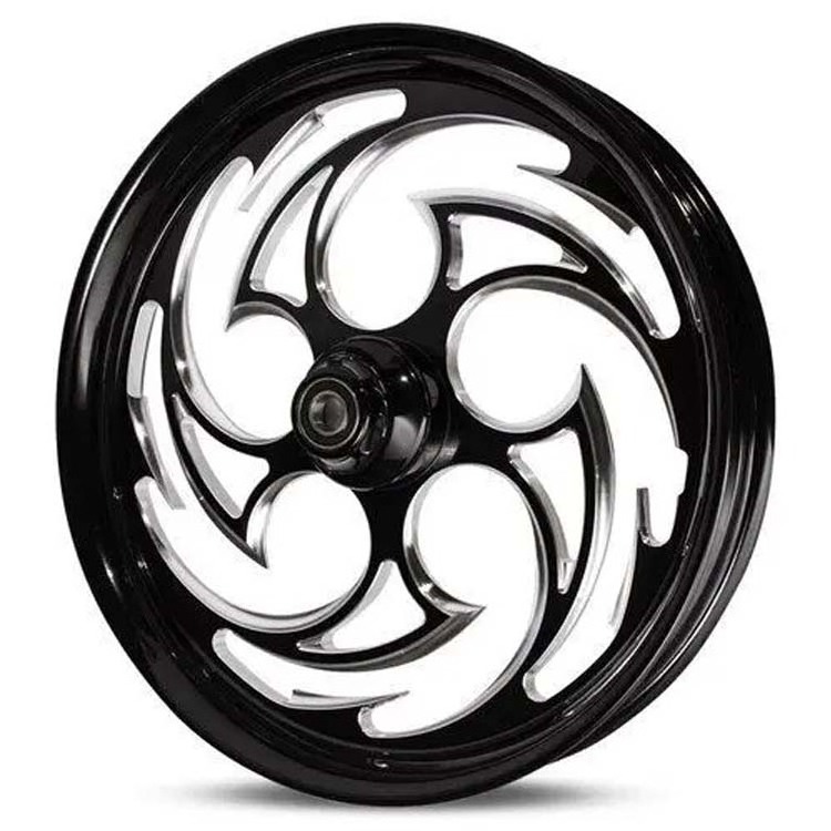 Hot sale aluminum alloy 17 inch forged chrome motorcycle wheel for Harley