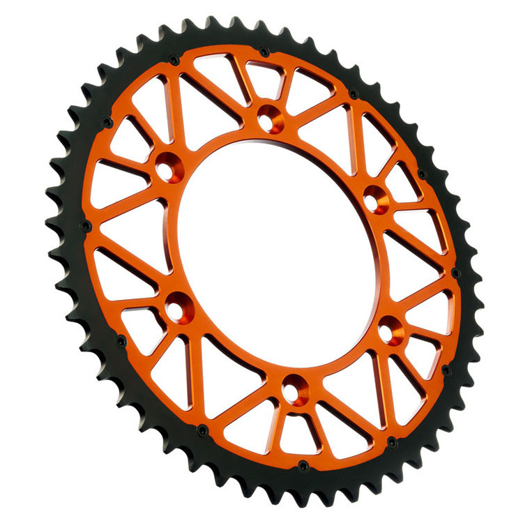 Factory custom 520 38-53T ladle aluminum sprocket for KTM Duke 790 890 990